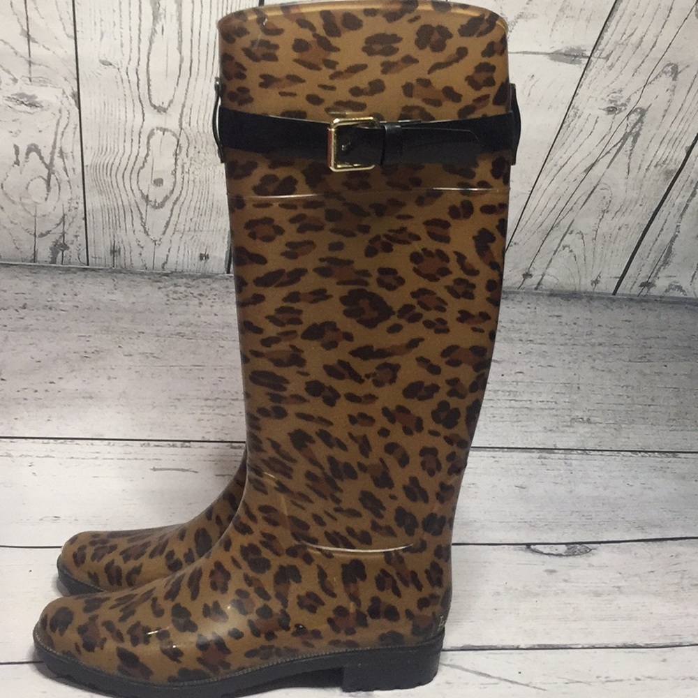 Ralph Lauren Leopard Rain Boots